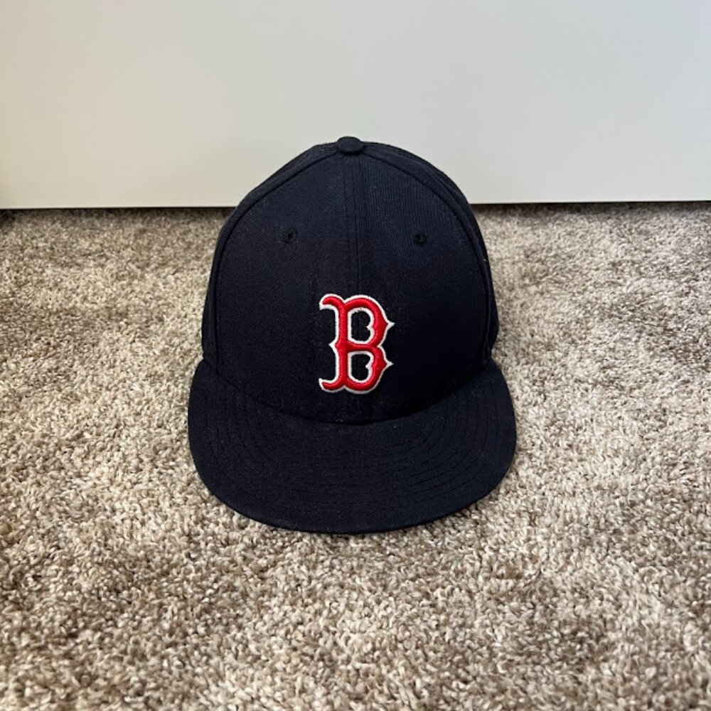 Boston Red Sox New Era 59FIFTY Official Hat Cap Fitted 7 1/4